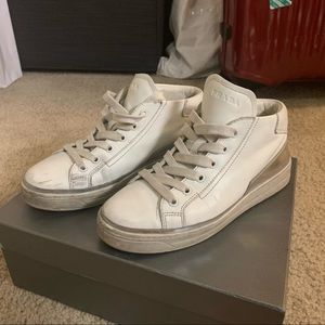 Prada Vintage Style leather sneaker